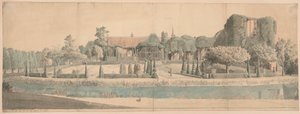 Vista de un jardín de Thomas Sandby