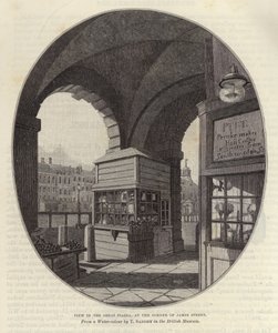 Vista de la gran plaza en la esquina de James Street de Thomas Sandby