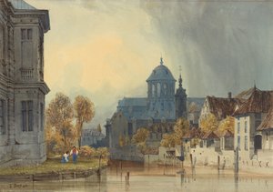 Vista de la iglesia de Nuestra Señora de Hanswijk, Malinas (Bélgica) de Thomas Shotter Boys