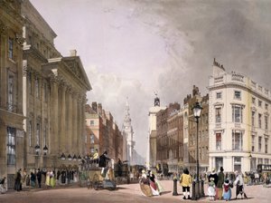 Cheapside y Mansion House, 1842