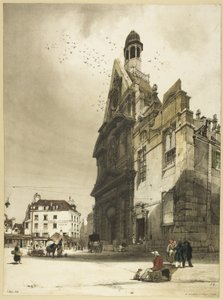Iglesia de St. Etienne du Mont, París de Thomas Shotter Boys