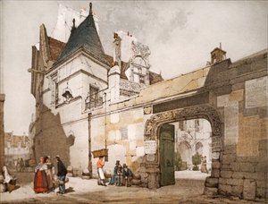 Hotel Cluny, exterior del patio de Thomas Shotter Boys