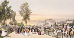 Hyde Park, cerca de Grosvenor Gate, de 