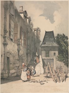 La Abadía de San Amando, Ruan, 1839 de Thomas Shotter Boys