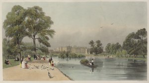 Londres Tal Como Es: Palacio de Buckingham, desde el Parque de St. James