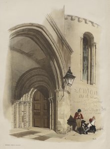Londres tal como es: Entrada, Iglesia del Templo de Thomas Shotter Boys