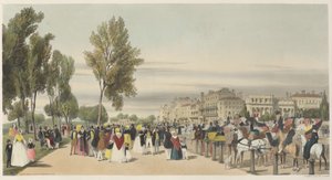 Londres tal como es: Hyde Park, cerca de Grosvenor Gate de Thomas Shotter Boys