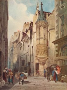 Escena de Calle en París La Casa del Almirante Coligny, 1831, 1923 de Thomas Shotter Boys