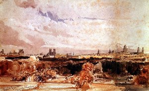 París visto desde los Campos Elíseos de Thomas Shotter Boys