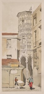 Arquitectura Pintoresca en París, Gante, Amberes, Ruan: Hôtel de la Tremouille, Rue des Bourbonnois, París