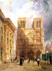 La Catedral de Notre Dame, 1836 de Thomas Shotter Boys