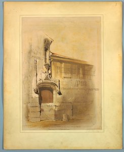 Página de título, "Arquitectura pintoresca en París, Gante, Amberes, Ruan, etc."