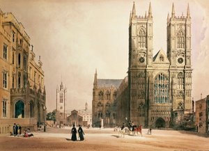 Abadía de Westminster y Hospital, 1842