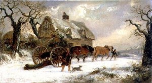 Transporte de Madera - Invierno de Thomas Smythe
