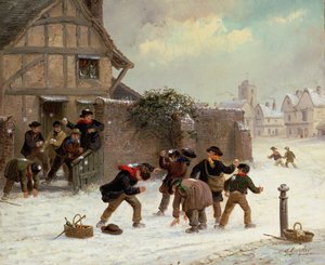 Lanzamiento de bolas de nieve de Thomas Smythe