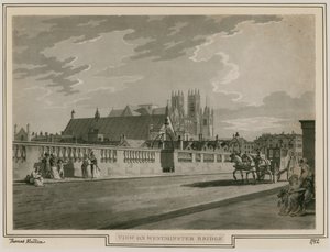 Vista del Puente de Westminster de Thomas Snr. Malton