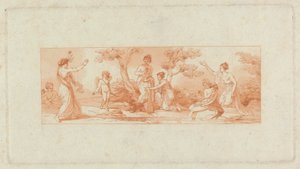 [Uno de] dos álbumes, con un total de 213 dibujos de Stothard para ilustraciones de libros de Thomas Stothard