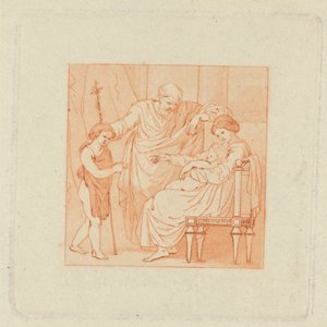 [Uno de] dos álbumes, con un total de 213 dibujos de Stothard para ilustraciones de libros de Thomas Stothard