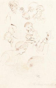 Hoja de estudios de Thomas Stothard