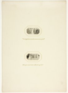 Estudio para una lámina de Los triunfos del temperamento, en el libro de bolsillo de compromisos reales de 1796 de Thomas Stothard