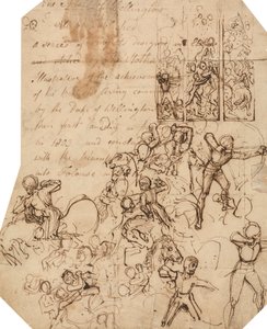 Estudio para el Escudo Wellington de Thomas Stothard
