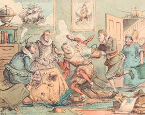 La pipa de Sir Walter Raleigh apagada, c1884 de Thomas Strong Seccombe