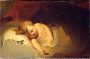 Niño dormido (El capullo de rosa)