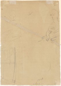 Estudios de figuras (verso) de Thomas Sully