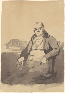 Hombre sosteniendo un libro de Thomas Sully
