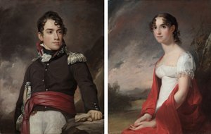 Retratos de Jean Terford David y Mary Sicard David
