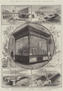 La Exposición Internacional de Salud, Provisiones Enlatadas, Raciones del Ejército y la Marina, etc., Messers J Moir y Son, 148, Leadenhall-Street de Thomas Sulman