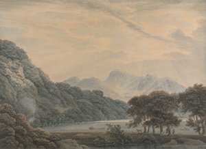 La cabeza de Ullswater, con el Lodge de Patterdale a la izquierda