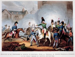 Los comandantes aliados en Leipzig, 1813-1815 de Thomas Sutherland