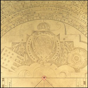 Astrolabio: detalle anverso, c.1552 (bronce) de Thomas & Sutton Henry (c.1624 65) Gemini