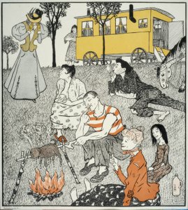 Un reencuentro. / ¡Oh Puzzi, tengo que encontrarte así! de Thomas Theodor Heine