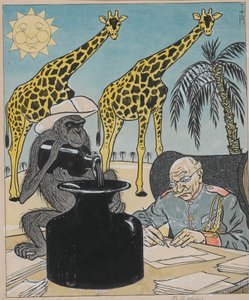 Las colonias no pueden florecer bajo el gobierno alemán, porque la tinta se seca..., 1903