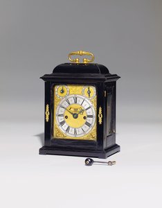 Un reloj de mesa de William y Mary con repetición de cuartos, no. 167, c.1690 de Thomas Tompion