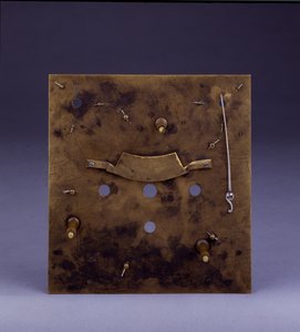 (detalle) de un reloj de soporte en miniatura, no. 222, c.1695 de Thomas Tompion