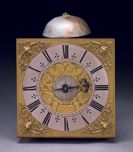 Esfera cuadrada de un reloj de pie de treinta horas de Carlos II, c.1680 de Thomas Tompion