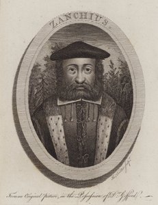 Girolamo Zanchi, clérigo de la Reforma Protestante italiana (grabado) de Thomas Trotter