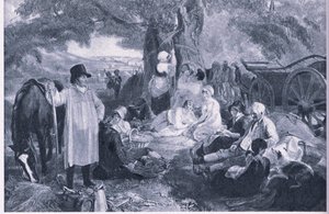 Segadores en la cena