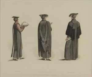 Servitor, Bachiller en Divinidad, Recaudador, grabado por J. Agar, publicado en 