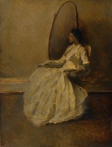 Dama de blanco No. 1, ca. 1910 de Thomas Wilmer Dewing