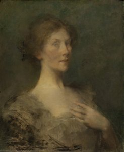 Retrato de una dama, ca. 1895 de Thomas Wilmer Dewing