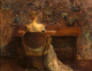 El Espineta, ca. 1902 de Thomas Wilmer Dewing