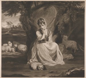 Sra. Frances Ann Crewe como Santa Genoveva de Thomas Watson