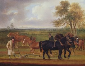 El concurso de arado, 1813 de Thomas Weaver