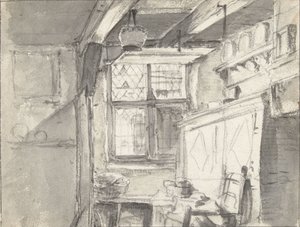 Una habitación interior de Thomas Wijck