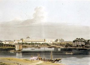 Palacio de Nawaub Suja Dowla en Lucnow, lámina XVI de la Parte 4 de 