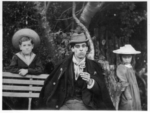William Butler Yeats (1865-1939) con Charles y Thea Rolleston, 1894 de Thomas William Hazen Rolleston